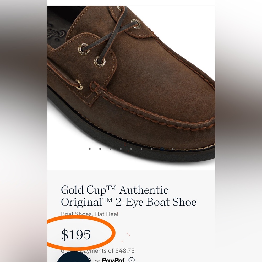Sperry Gold Cup boat shoes - New. Size 9 - chocolate